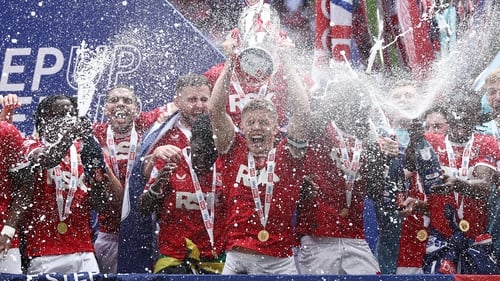 League One play-off final glory for a Charlton side featuring former Ireland underage duo Conor Coventry and Alex Gilbert