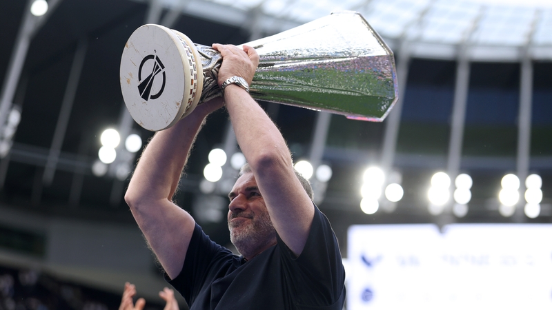 Ange Postecoglou guided Spurs to a first trophy since 2008 but his future as manager is unclear