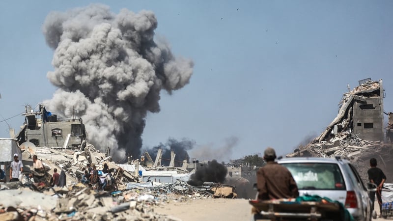 The language denouncing Israel's actions has become sharper with both Micheál Martin and Simon Harris using the word genocide this week