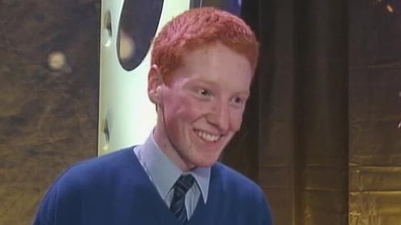 Patrick Collison wins Young Scientist top prize (2005)