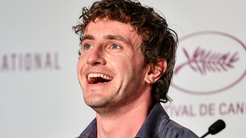 Paul Mescal at a Cannes press conference for History Of Sound (Pic: Getty)