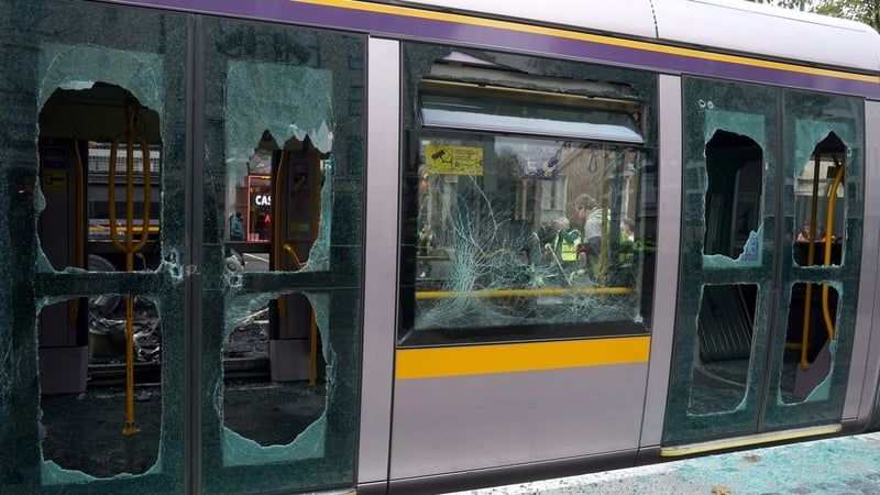 The court heard the damage to the tram was estimated at just under €5m
