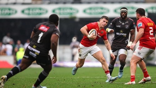 Calvin Nash scored a try when Munster lost to Sharks in round six