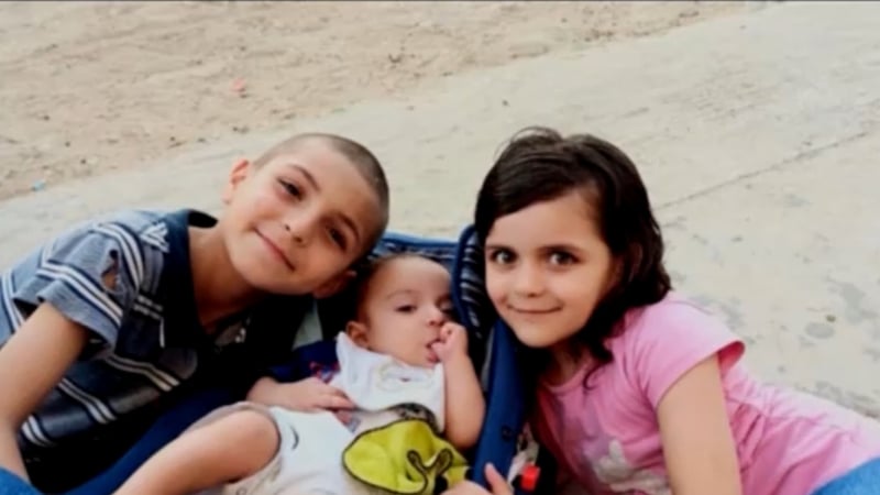Nine of the ten Al-Najjar children were killed in an Israeli strike on Friday