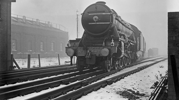 4472 The Flying Scotsman arrives at Lincoln Central Station. A special charter taking children on a day trip to London. 21st February 1969 (Photo by Staff/Mirrorpix via Getty Images)