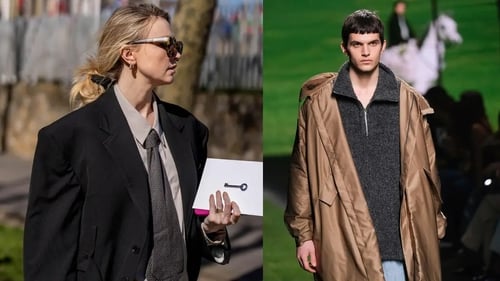 'Dadcore' style and men's tailoring have dominated recent fashion weeks (Alamy/PA)