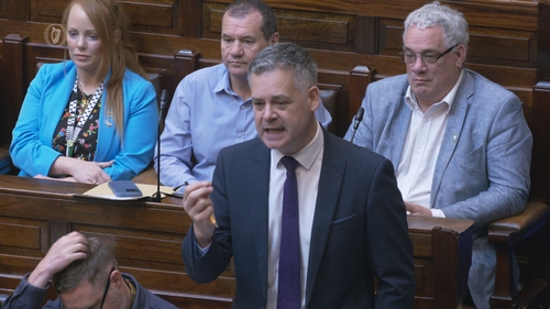 Pearse Doherty told the Dáil there is a lack of capacity in both water services and the electricity grid