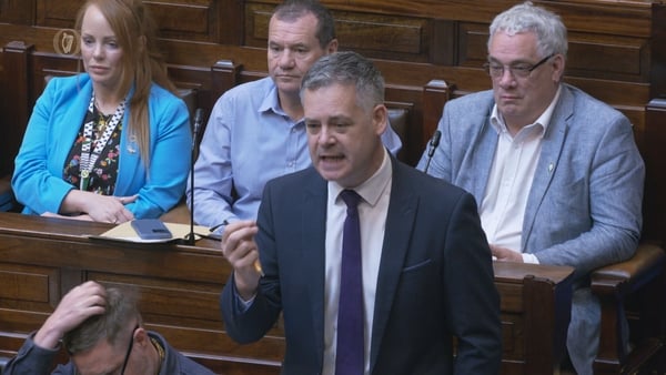 Pearse Doherty told the Dáil there is a lack of capacity in both water services and the electricity grid