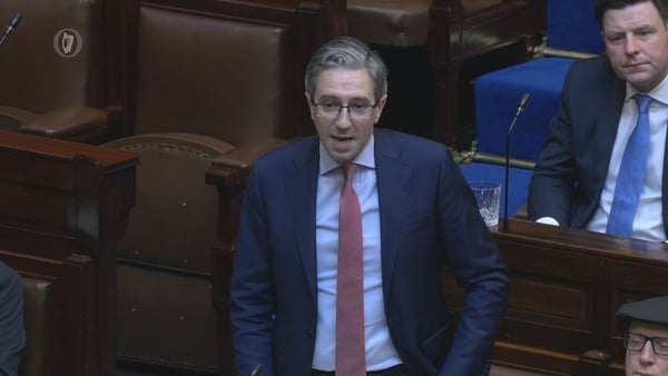 Tánaiste Simon Harris said he is 'disgusted and sickened' by what is happening in Gaza
