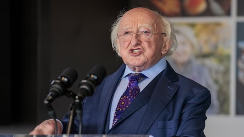 President Higgins said Irish people are among the best informed people with regards the situation in the Middle East