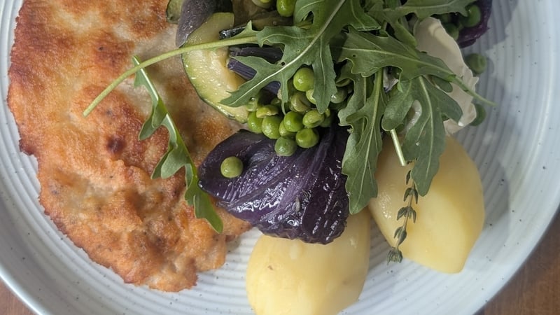 Paul Flynn's chicken schnitzel with buttered courgettes: Today