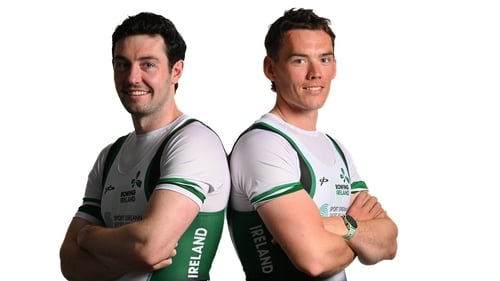 Daire Lynch (L) and Ross Corrigan are into the semi-finals
