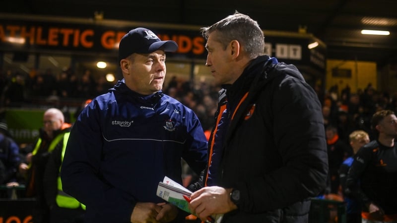 Dessie Farrell (L) and Kieran McGeeney are close friends