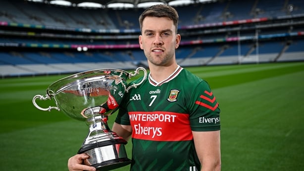 David Kenny pictured with the Nickey Rackard Cup at Croke Park recently