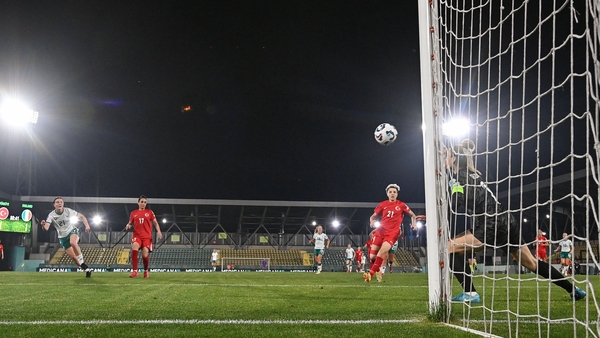 30 May 2025; Emily Murphy of Republic of Ireland scores her side's second and winning goal during the UEFA Women's Nations League, League B Group B2 match between Türkiye and Republic of Ireland at Esenler Erok Stadium in Istanbul, Türkiye.