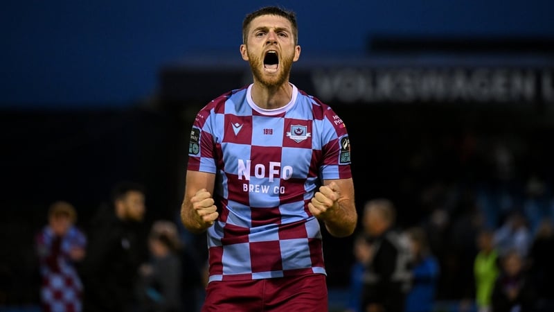 Conor Keeley struck late on for visitors Drogheda United