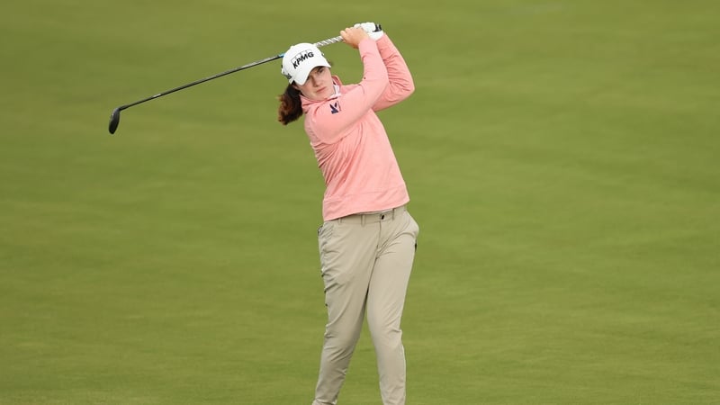 Leona Maguire fell three strokes outside the cut line
