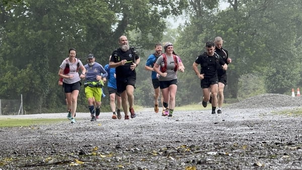The team of voluntary first responders is spending the week running between towns and villages