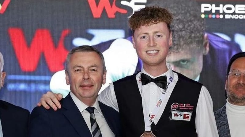 Fergal Quinn (r) with WPBSA Chair Jason Ferguson