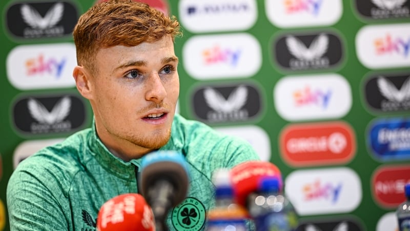 Jake O'Brien was speaking after an Ireland training session in Dublin