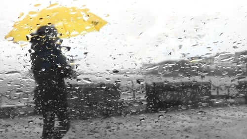 Met Éireann has issued the warning forecasting spells of heavy rain with possible isolated thunderstorms