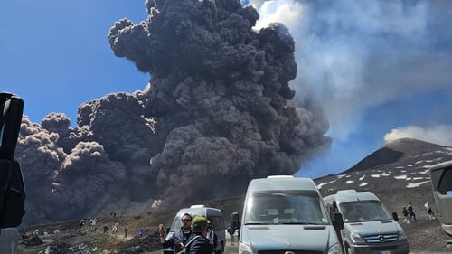 Nobody was injured in the eruption and the alert for volcanic activity had been downgraded to the more standard yellow level