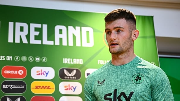 Josh Honohan during a Republic of Ireland media conference at the FAI Headquarters in Abbotstown, Dublin.