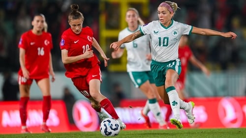 Turkey were a threat on the break when Ireland lost possession in Istanbul on Friday