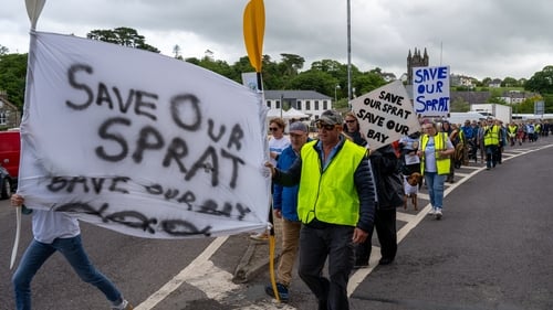 Over 100 people marched to Bantry Town Square