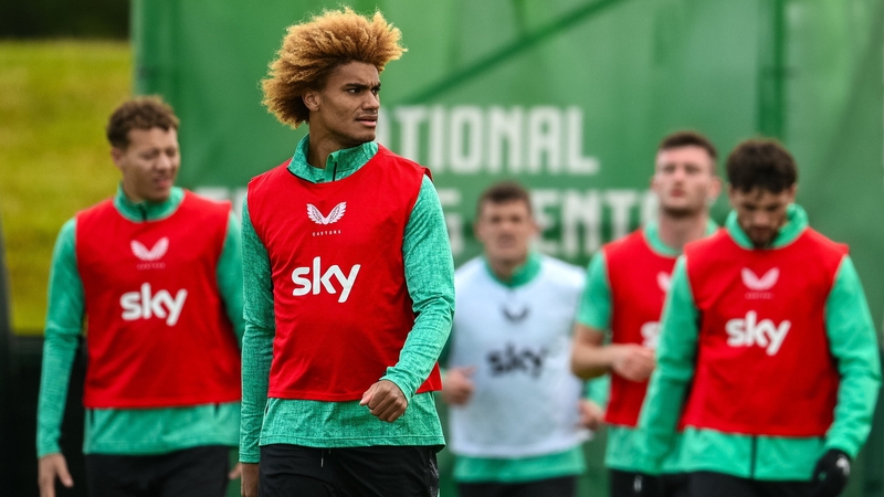 John Joe Patrick Finn training with the squad in Dublin