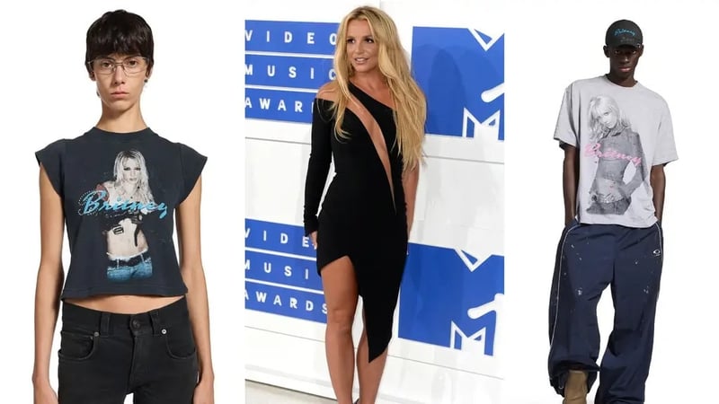 Britney Spears has released a limited edition collection with Balenciaga (PA Archive/Balanciaga/PA)