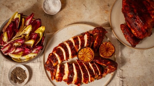 Cook Like a Chef: Piri-piri chicken with charred lemon and chicory