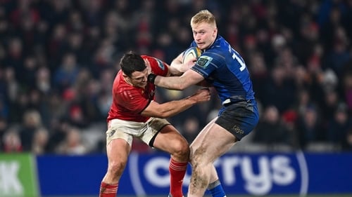 Munster's Tom Farrell (l) and Leinster's Jamie Osborne (r) are both included on the Elite XV