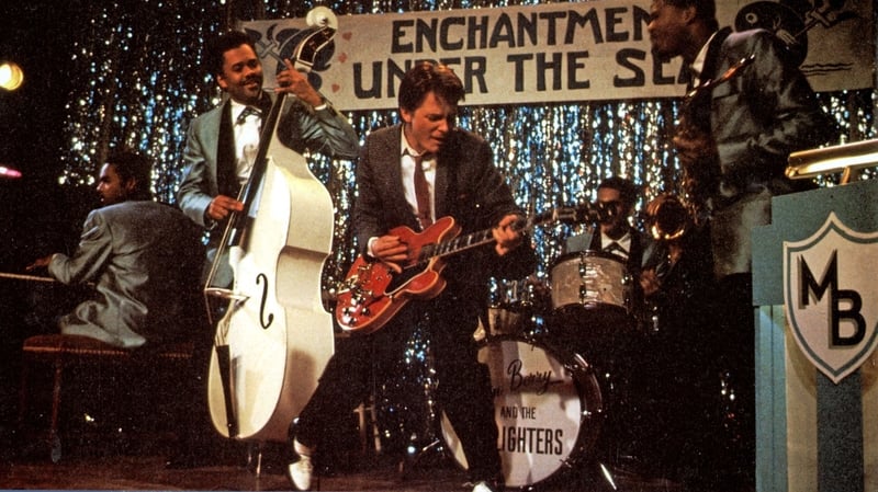 Michael J Fox as Marty McFly in Back to the Future