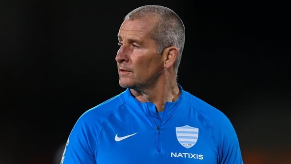 16 December 2023; Racing 92 head coach Stuart Lancaster before the Investec Champions Cup Pool 2 Round 2 match between Ulster and Racing 92 at Kingspan Stadium in Belfast. Photo by Ramsey Cardy/Sportsfile