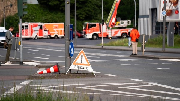 COLOGNE, GERMANY - JUNE 04: A view of as German city of Cologne is preparing for its largest evacuation on June 04, 2025, since World War II after the discovery of three unexploded bombs in the Deutz district. Roughly 20,000 residents are being evacuated