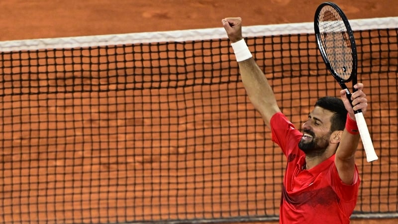 Novak Djokovic will face Jannik Sinner on Friday