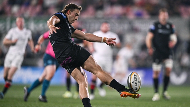 21 September 2024; Josh McKay of Glasgow Warriors during the United Rugby Championship match between Ulster and Glasgow Warriors at The Kingspan Stadium in Belfast. Photo by Ben McShane/Sportsfile