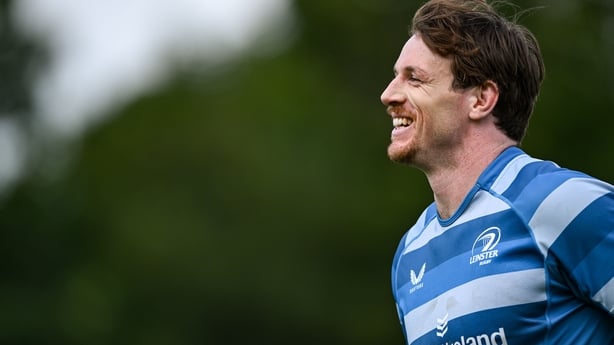 2 June 2025; Ryan Baird during a Leinster Rugby squad training session at UCD in Dublin. Photo by Shauna Clinton/Sportsfile
