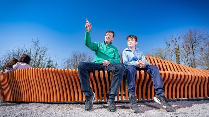 Adrian Farell and his son enjoying Skygazer