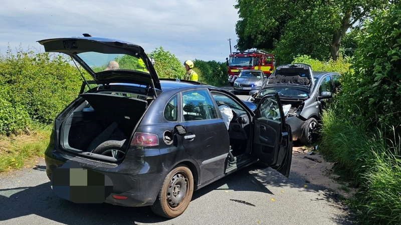 Gardaí said the incident involved a black Seat Ibiza which was travelling at speed
