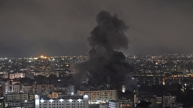 BEIRUT, LEBANON - JUNE 05: Smoke rises after Israeli airstrike towards Dahieh area of Beirut, Lebanon on June 05, 2025. (Photo by Houssam Shbaro/Anadolu via Getty Images)