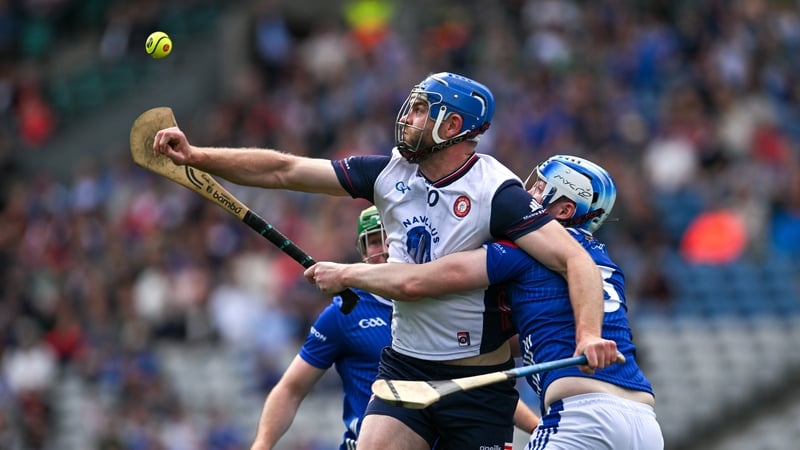 Johnny Glynn in action during New York's Lory Meagher final win over Cavan