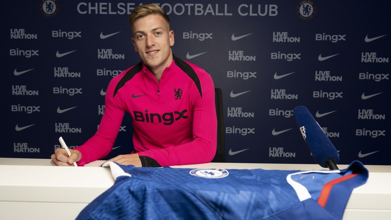 Liam Delap signed for Chelsea ahead of the new season