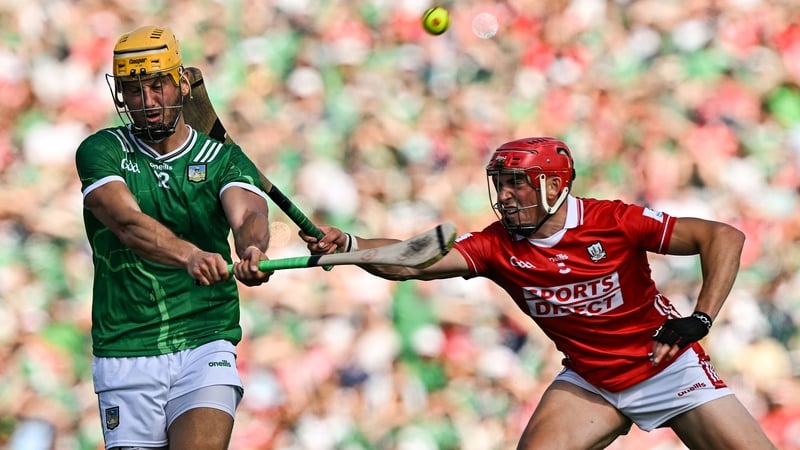 Cork's Ciarán Joyce attempts to block Tom Morrissey of Limerick in last month's Munster meeting