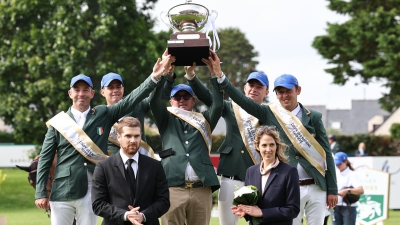 Ireland were the trophy winners in La Baule for the third time in history and the only team to finish on a zero score