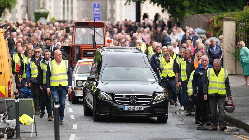 Michael Gaine's funeral mass took place at the Holy Cross Church in Kenmare
