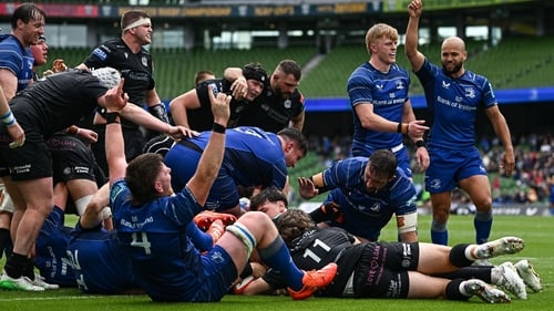 Leinster outscored Glasgow six tries to three