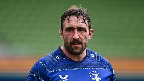 7 June 2025; Jack Conan of Leinster during the United Rugby Championship semi-final match between Leinster and Glasgow Warriors at the Aviva Stadium in Dublin. Photo by Seb Daly/Sportsfile