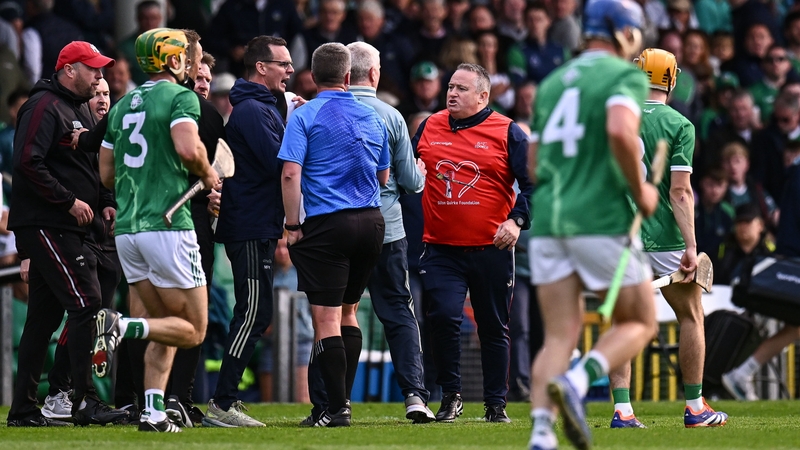 Tempers frayed at the half-time whistle in Limerick